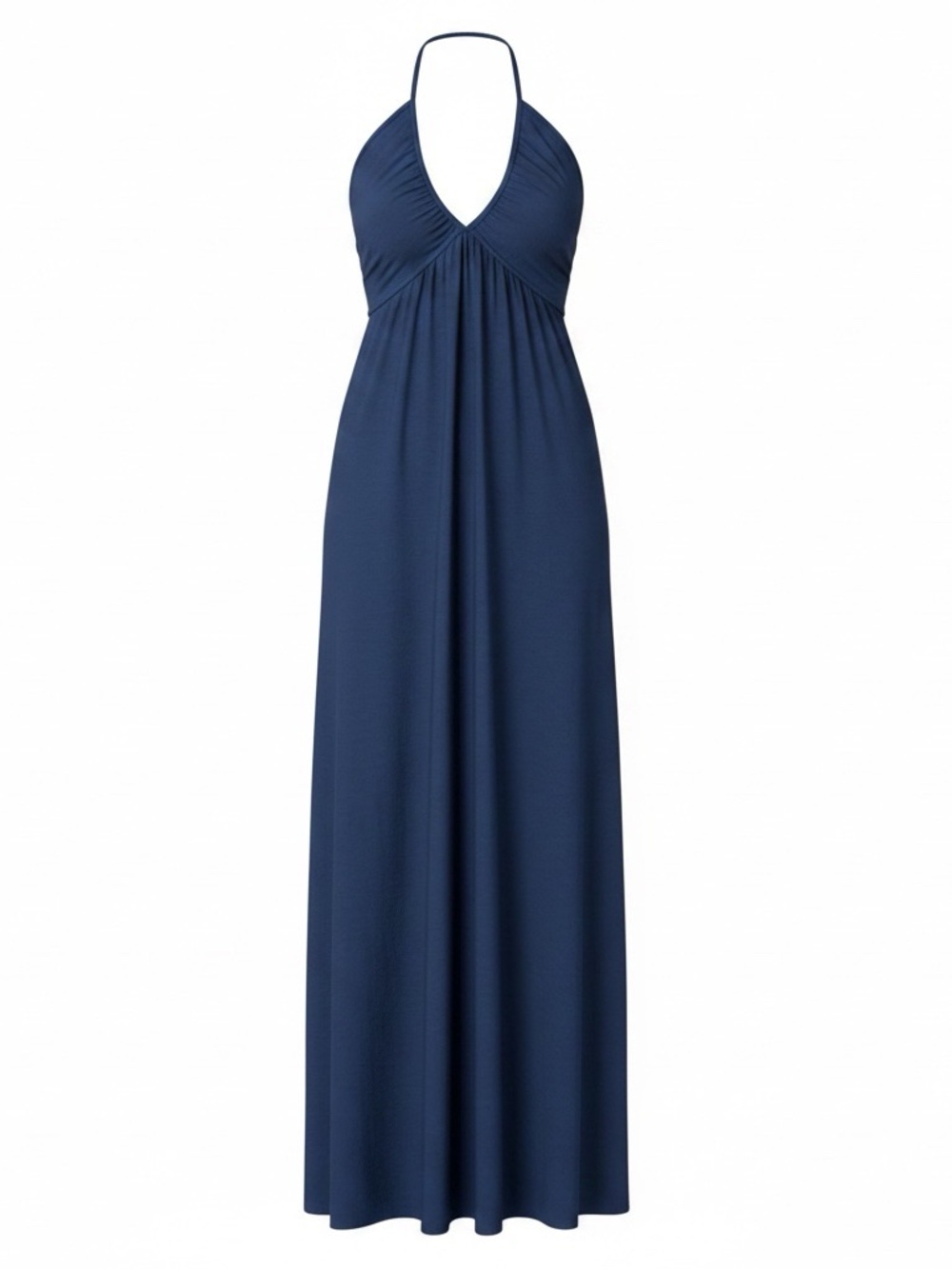 The Drop Women's Comfortable Marine Navy V-Neck Maxi Dress Size Small NWT